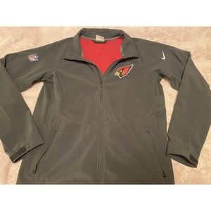 Arizona Cardinals Nike NFL On Field Apparel Jacket Men's Red/Black Used Large